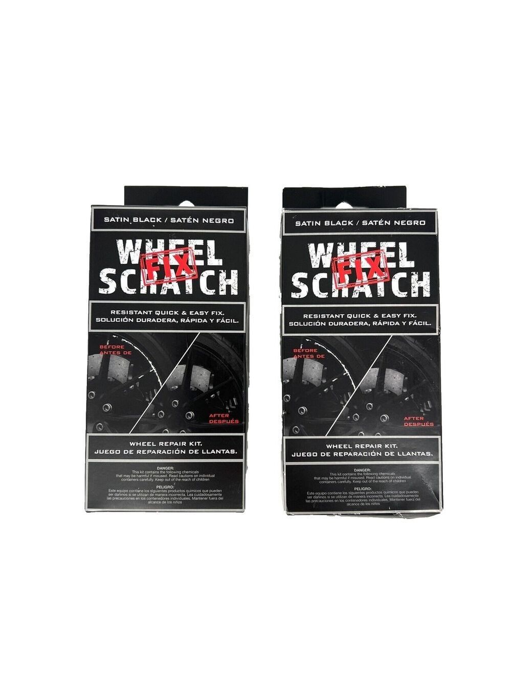 Satin Black Wheel Repair Kit - 2 Pack